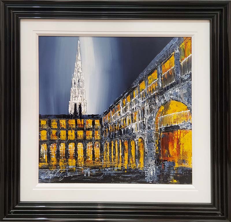 Simon Wright Piece Hall framed original ID378