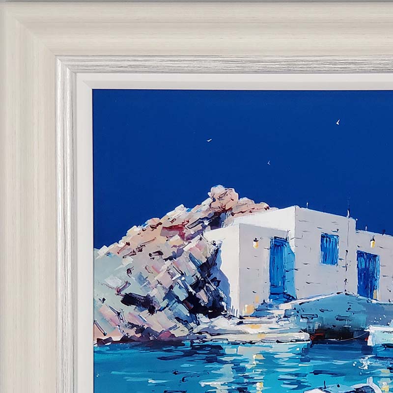 Gary Sams original Blue Sea Blue Sky frame detail ID384
