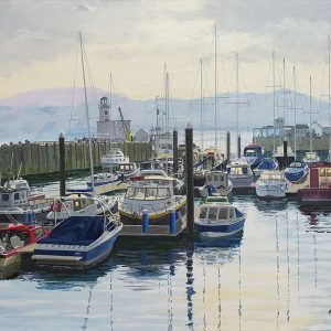 Barry Pickersgill original Scarborough Harbour BP117