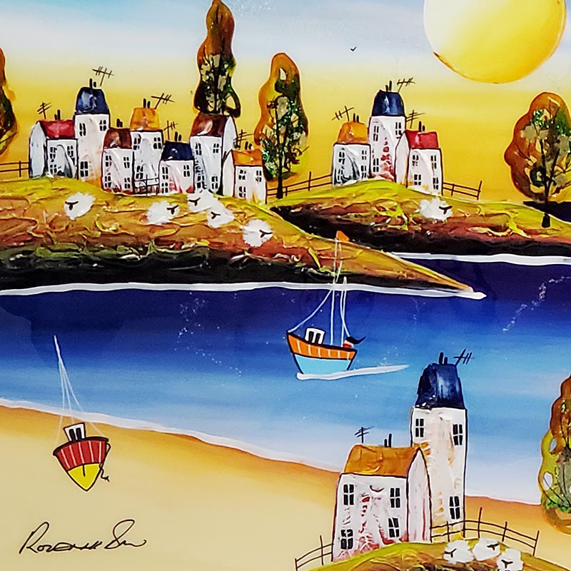 Rozanne Bell original Day at the Seaside detail ID392