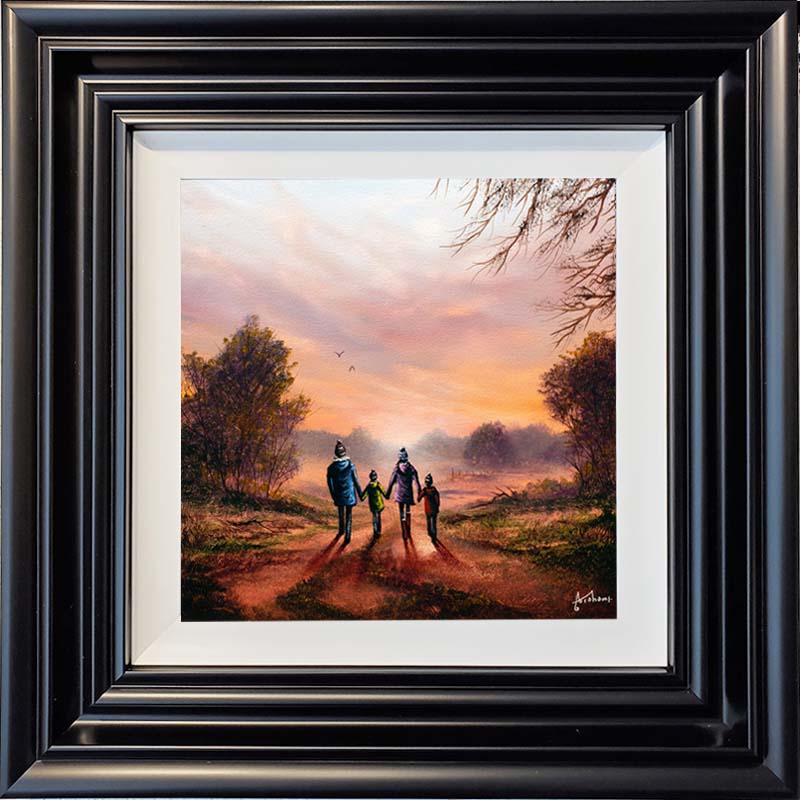 Danny Abrahams DA79 - Loving life - framed original