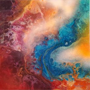 Brenda Herd Turquoise Galaxy original