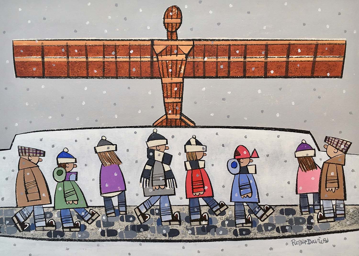 Roger Davies original The Angel of The North Roger Davies original The Angel of The North