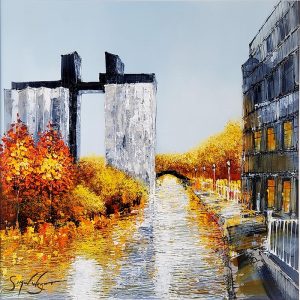 Simon Wright Brighouse Canal - original