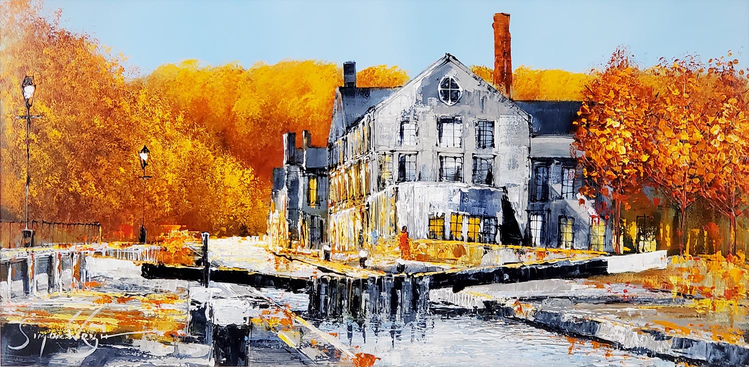 Simon Wright Canal Lock original Simon Wright Canal Lock original