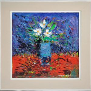 Neville Fleetwood Three White Flowers