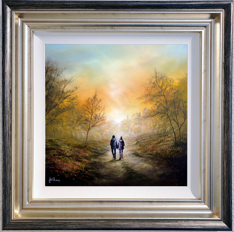 Danny Abrahams framed original Feeling Inner Peace