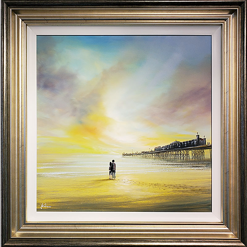 Danny Abrahams framed original Full Beach to ourselves